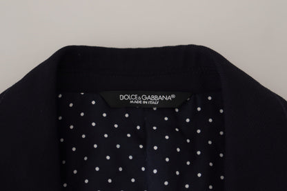 Dolce & Gabbana Blue Wool Formal Taormina Blazer