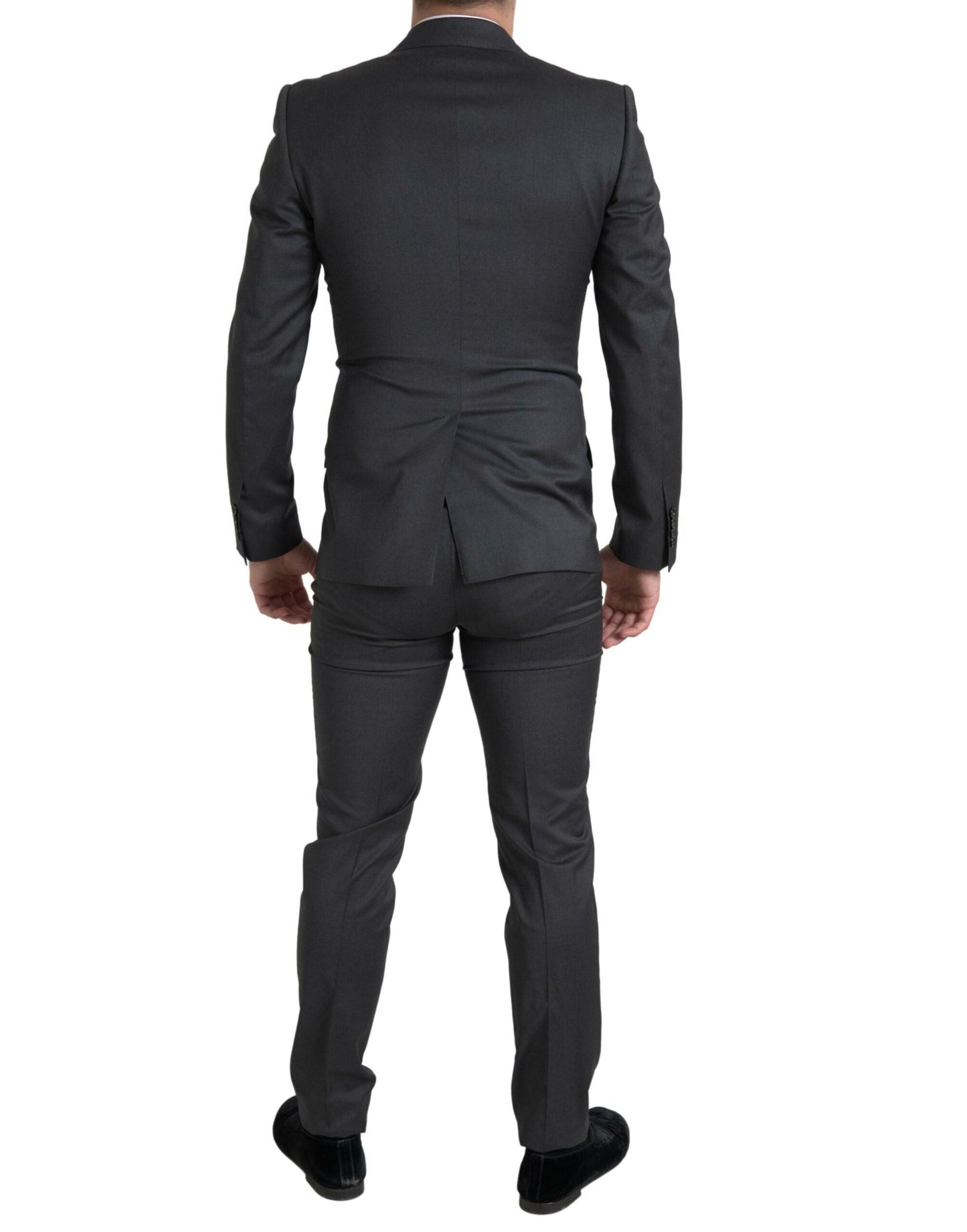 Dolce & Gabbana Gray 2 Piece Double Breasted SICILIA Suit