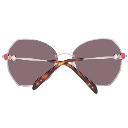 Emilio Pucci Rose Gold Women Sunglass