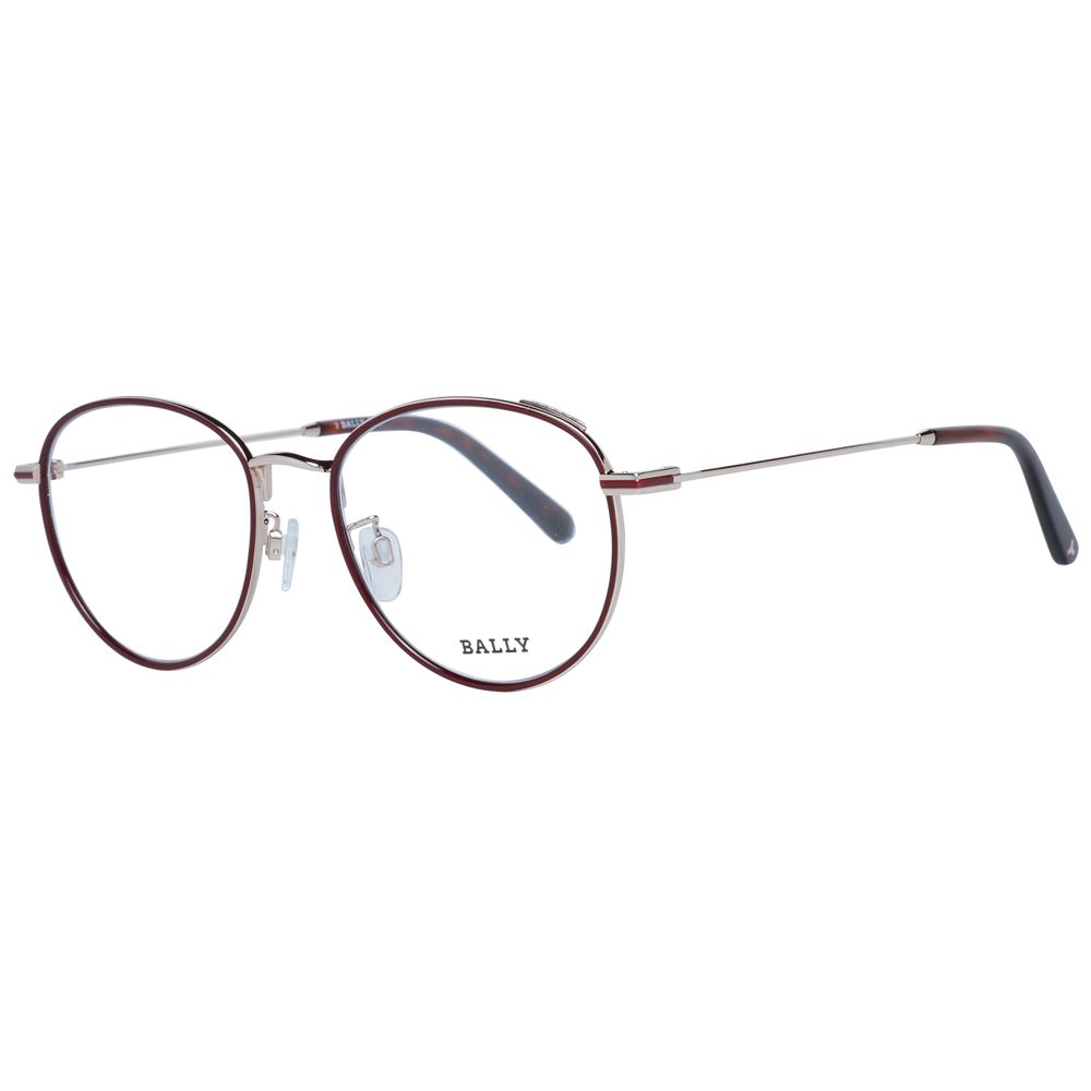 Bally Burgundy Unisex Glasses Frame