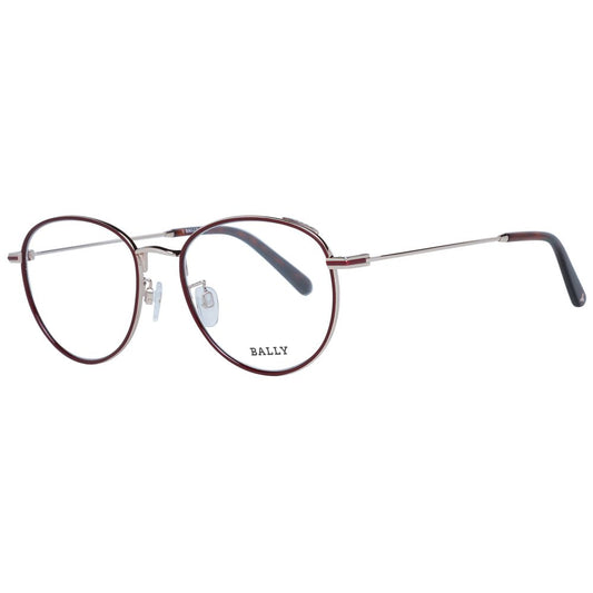Bally Burgundy Unisex Glasses Frame