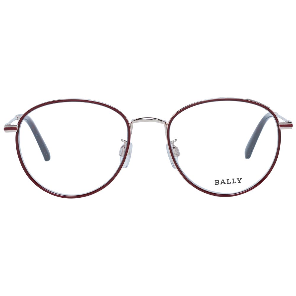 Bally Burgundy Unisex Glasses Frame