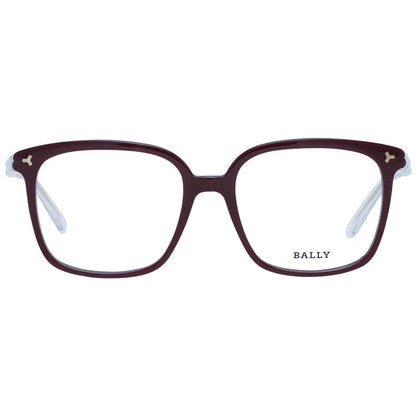 Bally Burgundy Women Glasses Frame