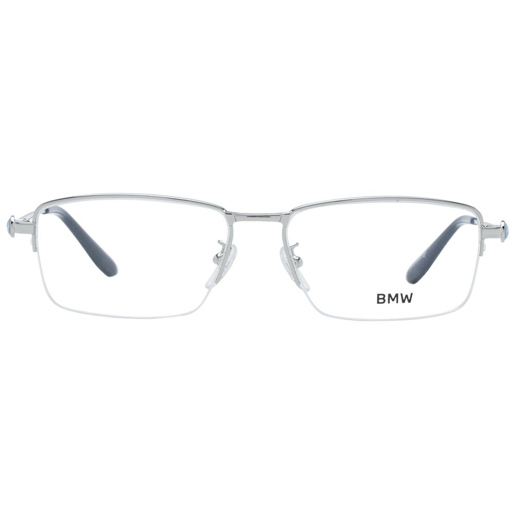 BMW Silver Men Glasses Frame