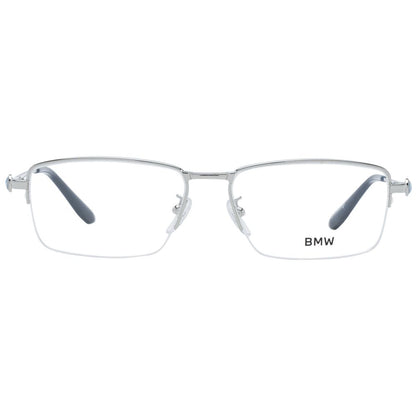 BMW Silver Men Glasses Frame