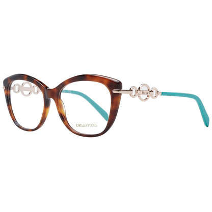 Emilio Pucci Brown Women Glasses Frame