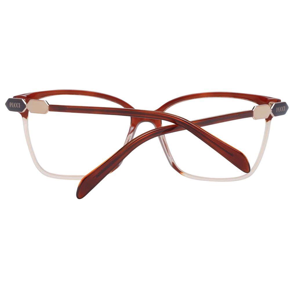 Emilio Pucci Brown Women Glasses Frame