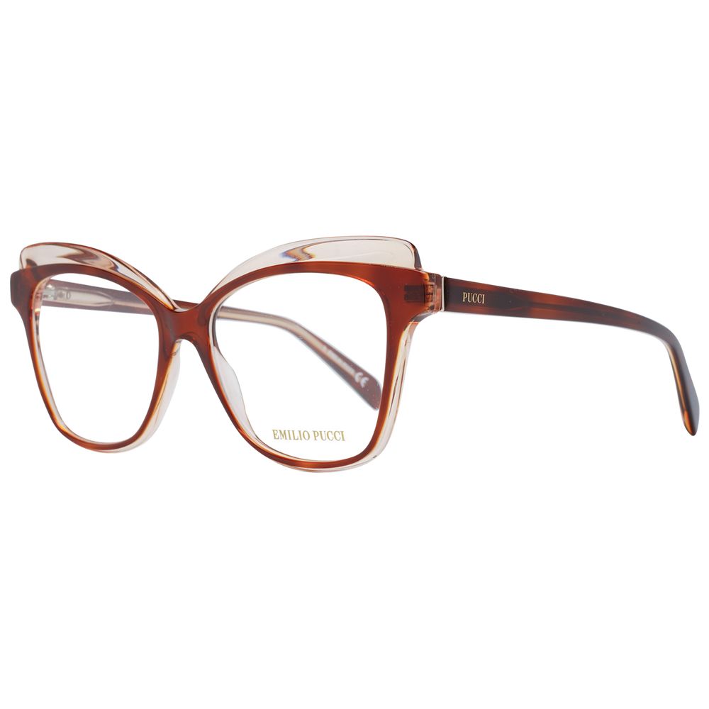 Emilio Pucci Brown Women Glasses Frame