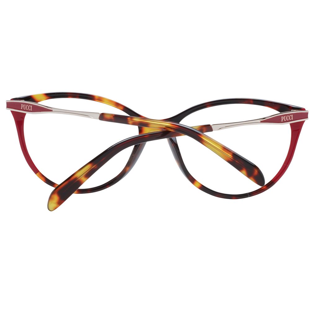 Emilio Pucci Red Women Glasses Frame