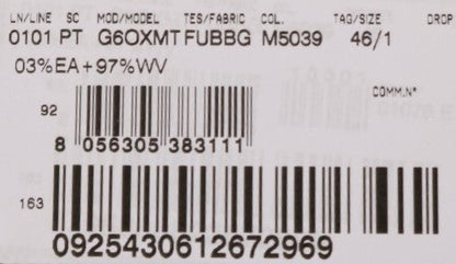 Dolce & Gabbana Purple Wool Stretch Formal Pants