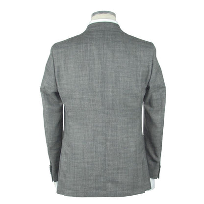Emilio Romanelli Gray Wool Men's Blazer
