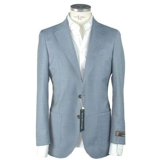 Emilio Romanelli Blue Wool Men's Blazer