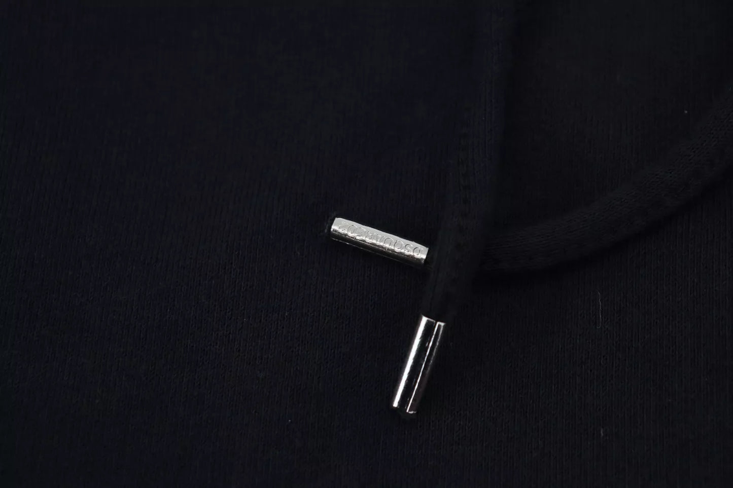 Dsquared² Black Tie Dye Cotton Hooded Sweatshirt Sweater