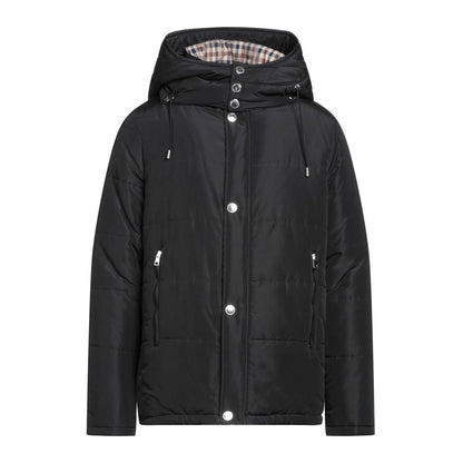 Aquascutum Black Polyamide Men's Jacket