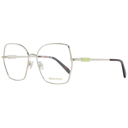 Emilio Pucci Gold Women Glasses Frame