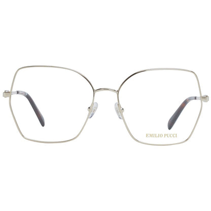 Emilio Pucci Gold Women Glasses Frame