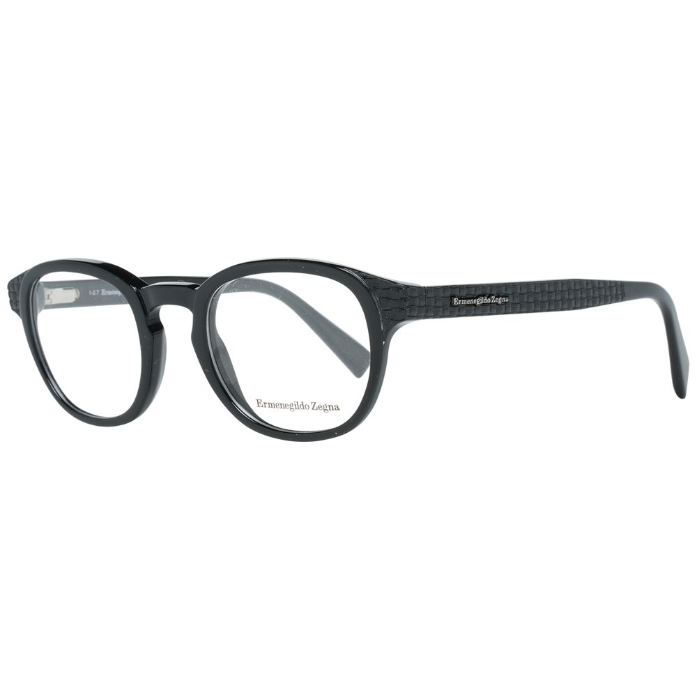 Ermenegildo Zegna Black Men Glasses Frame