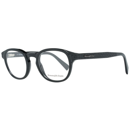 Ermenegildo Zegna Black Men Glasses Frame