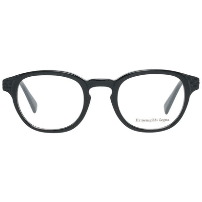 Ermenegildo Zegna Black Men Glasses Frame