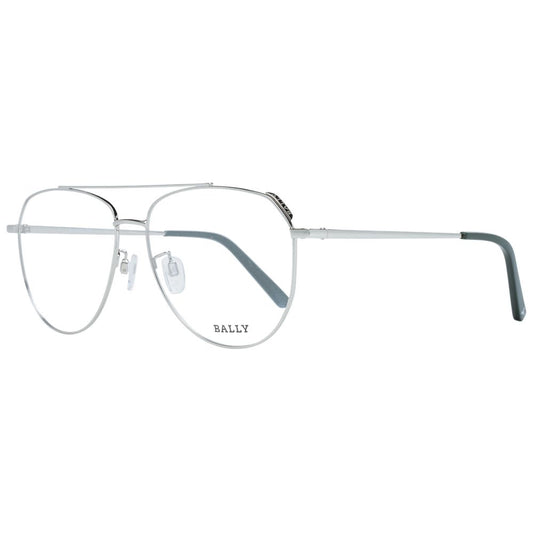 Bally Silver Unisex Glasses Frame