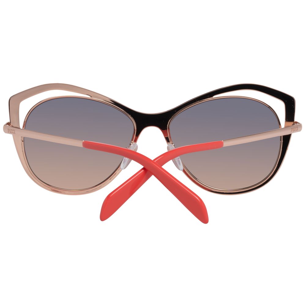 Emilio Pucci Rose Gold Women Sunglass