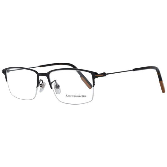 Ermenegildo Zegna Black Men Glasses Frame