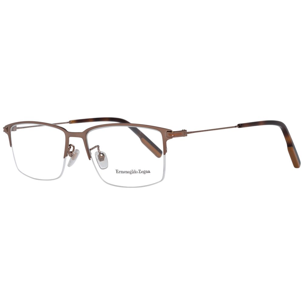 Ermenegildo Zegna Bronze Men Glasses Frame