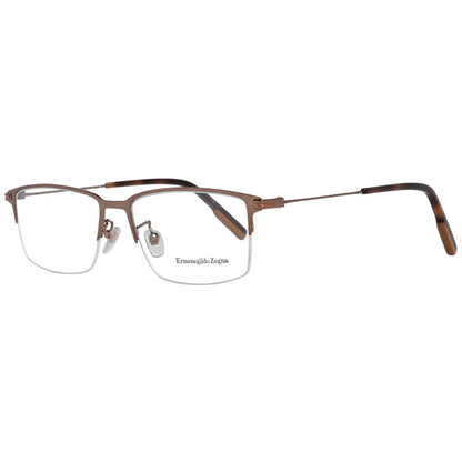 Ermenegildo Zegna Bronze Men Glasses Frame