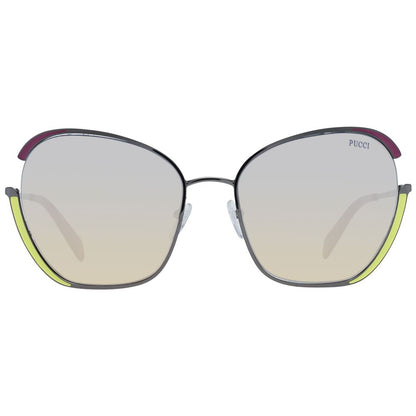 Emilio Pucci Gray Women Sunglass
