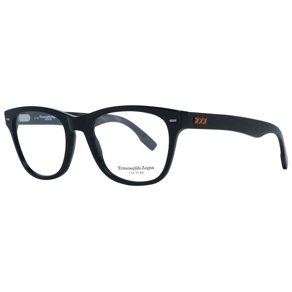 Ermenegildo Zegna Black Men Glasses Frame