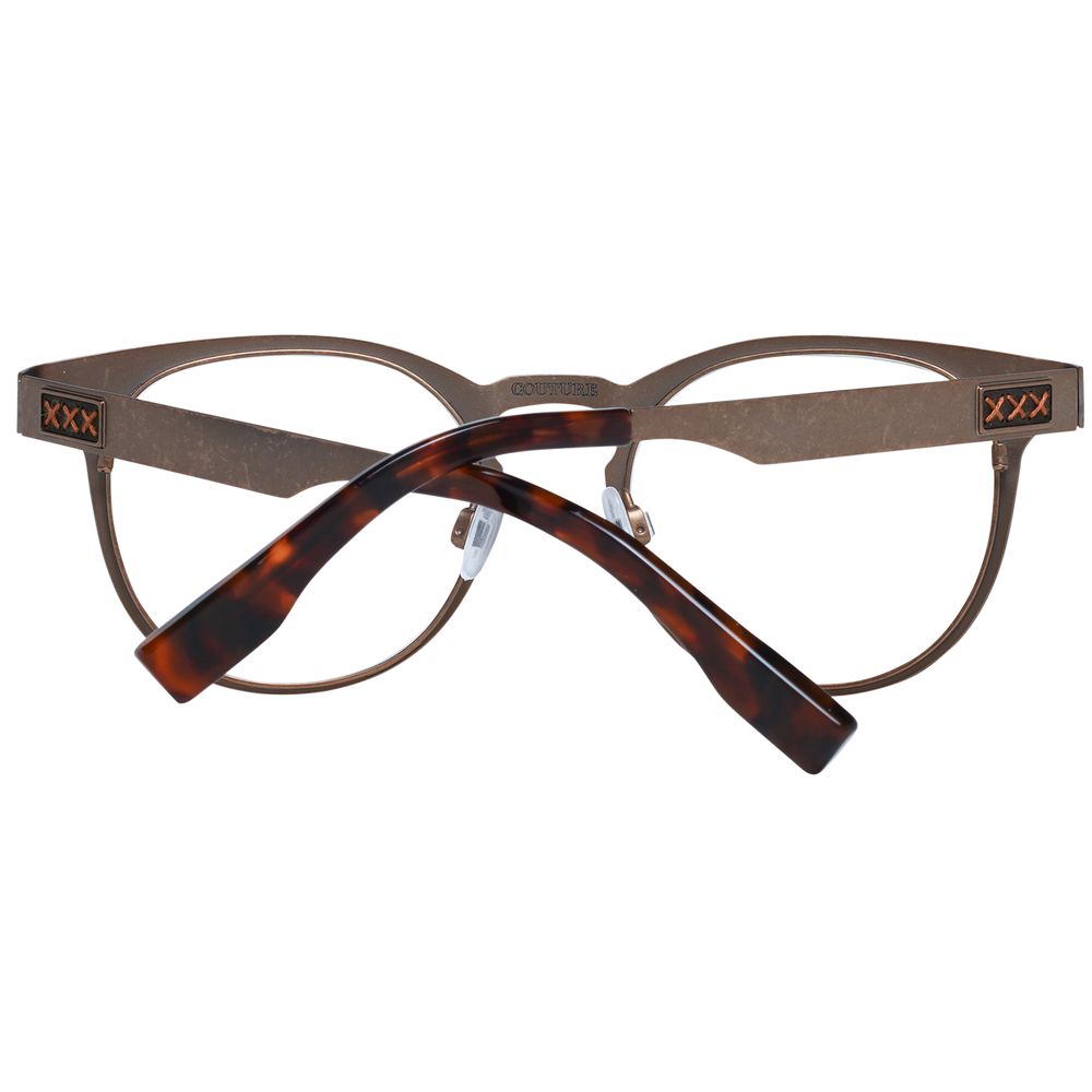 Ermenegildo Zegna Bronze Men Glasses Frame