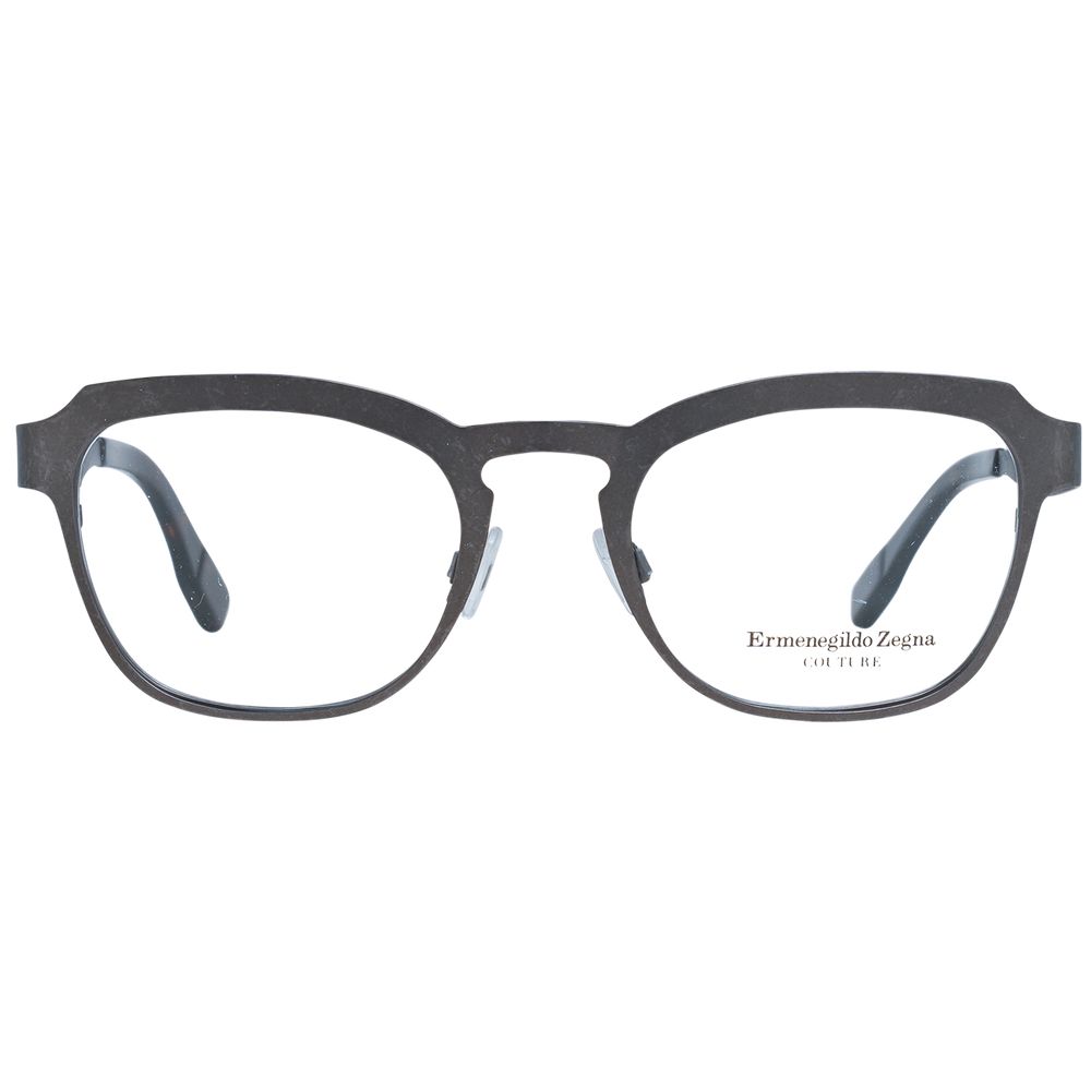 Ermenegildo Zegna Gray Men Glasses Frame