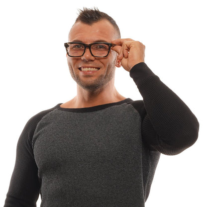 Ermenegildo Zegna Gray Men Glasses Frame