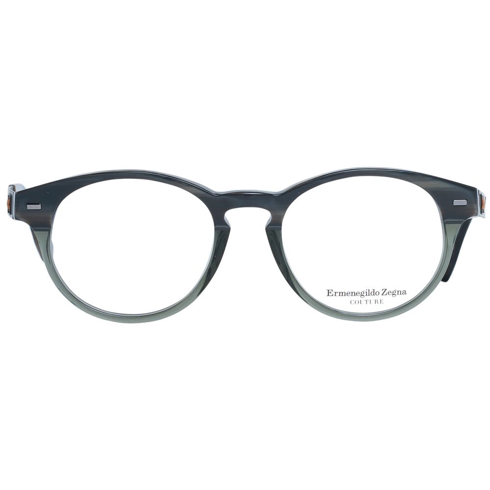 Ermenegildo Zegna Gray Men Glasses Frame