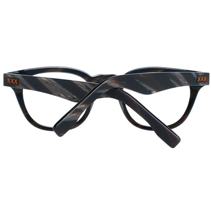 Ermenegildo Zegna Black Men Glasses Frame