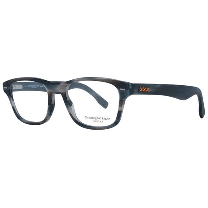 Ermenegildo Zegna Gray Men Glasses Frame