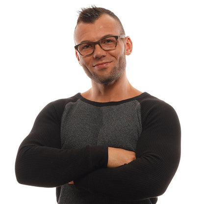 Ermenegildo Zegna Brown Men Glasses Frame