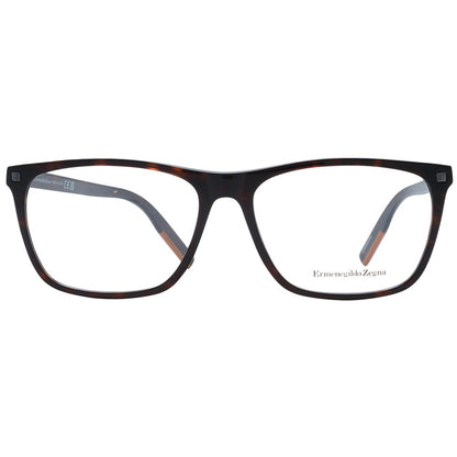 Ermenegildo Zegna Brown Men Glasses Frame