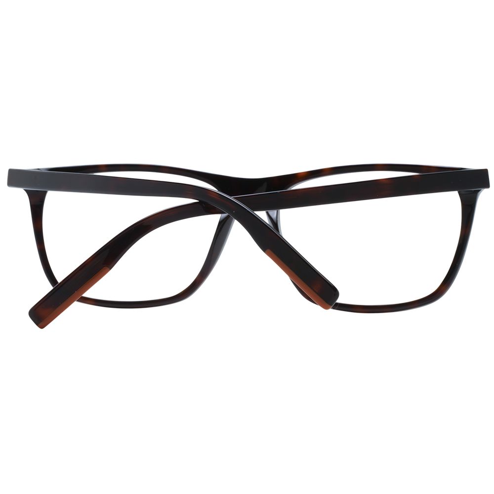 Ermenegildo Zegna Brown Men Glasses Frame