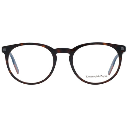 Ermenegildo Zegna Brown Men Glasses Frame