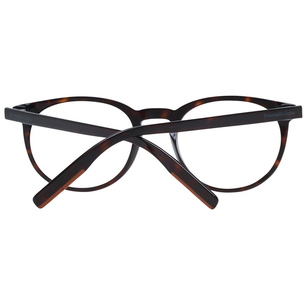 Ermenegildo Zegna Brown Men Glasses Frame