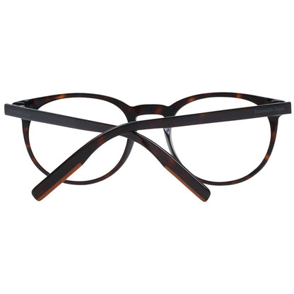 Ermenegildo Zegna Brown Men Glasses Frame