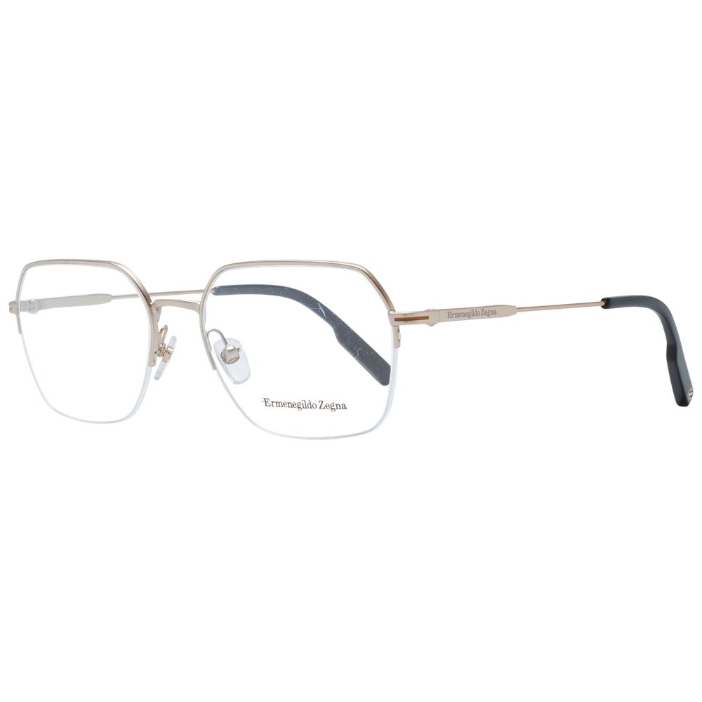 Ermenegildo Zegna Silver Men Glasses Frame