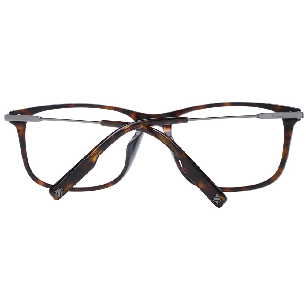 Ermenegildo Zegna Brown Men Glasses Frame