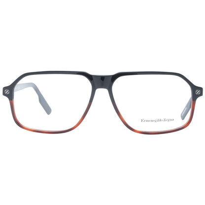 Ermenegildo Zegna Black Men Glasses Frame