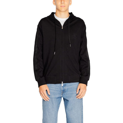 Armani Exchange Black Cotton Hoody