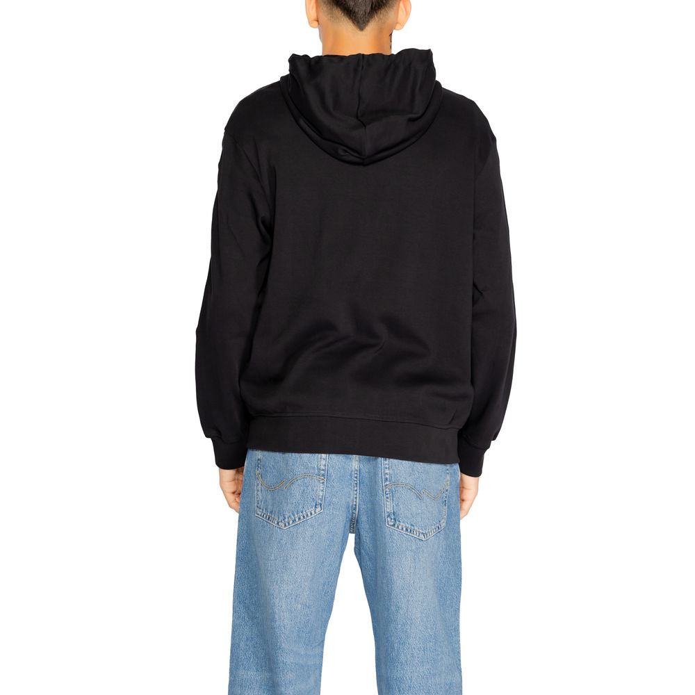 Armani Exchange Black Cotton Hoody