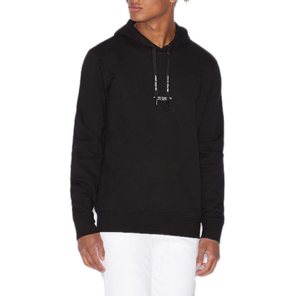 Armani Exchange Black Cotton Hoody