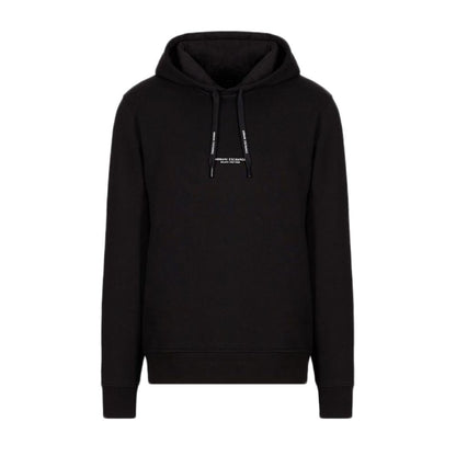 Armani Exchange Black Cotton Hoody