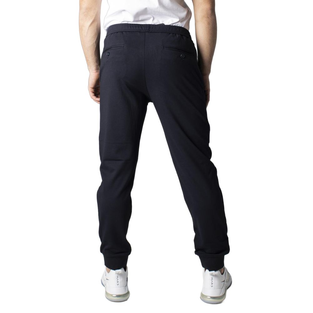 Armani Exchange Blue Viscose Skinny Pant